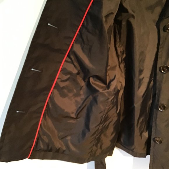 Esprit Mid Length Single Breasted Belted Trench Coat Size S - Picture 10 of 14